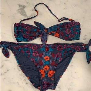 Adorable Marc Jacobs floral print two piece bikini